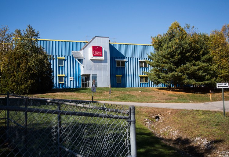 Sixty people are expected to lose their jobs when the Owens Corning pant closes in Brunswick.