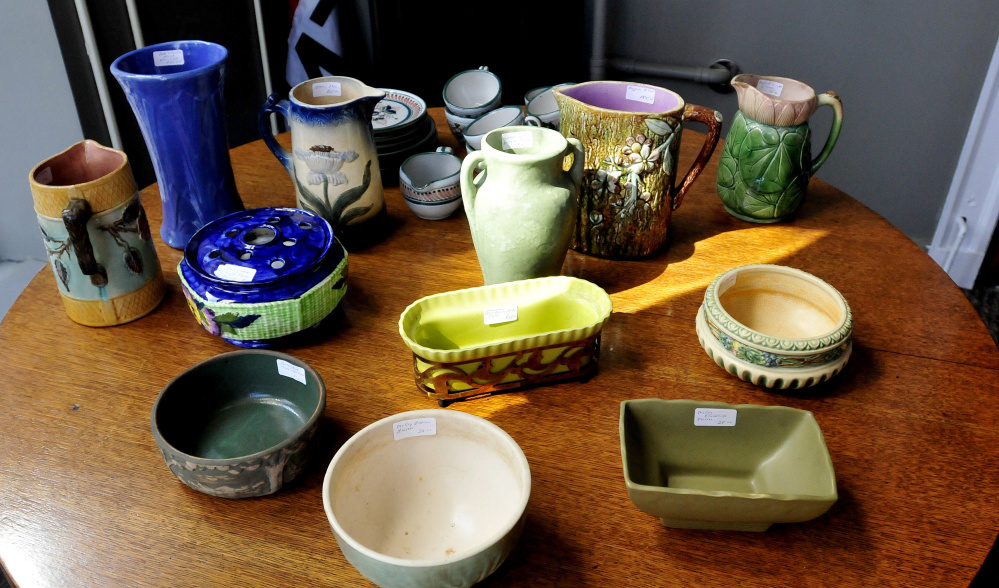 Lunanightday Antiques & Art store offers customers fine furniture, art and bowls and vases at the business on Appleton Street in Waterville.