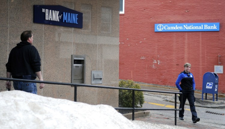 The ongoing downtown street reconstruction in Gardiner has uncovered a connection between the roof drains of the Camden National Bank building at 190 Water St. and the city's sewer lines.