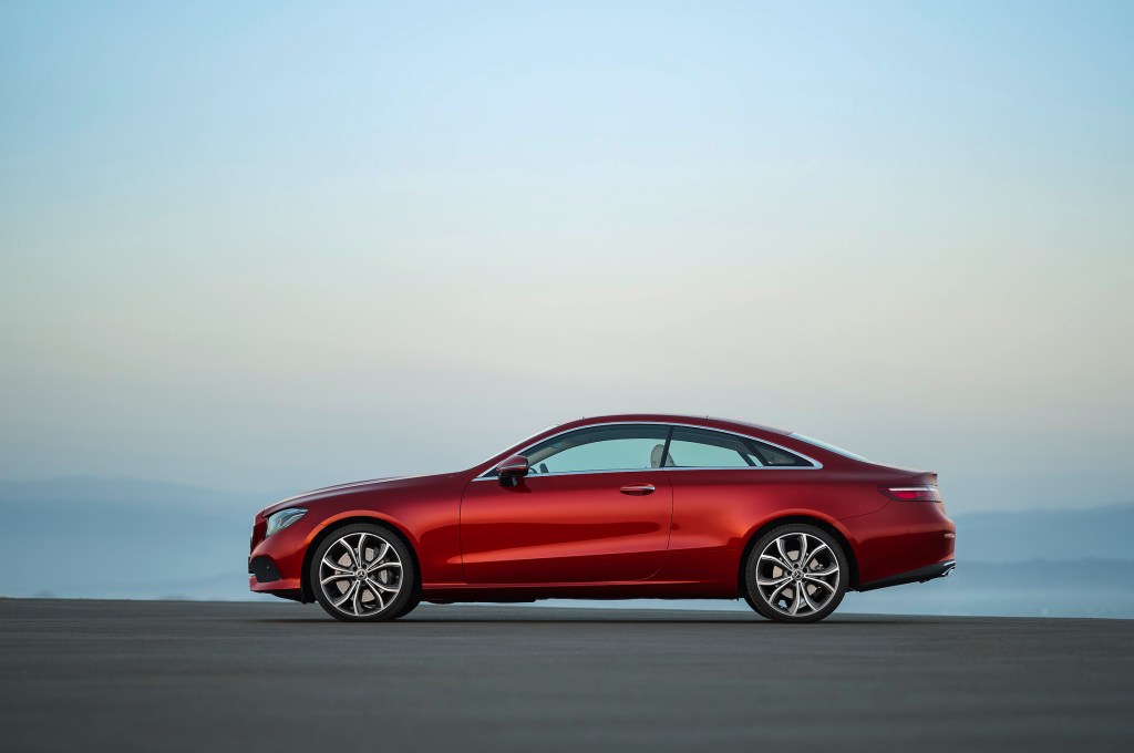 The 2018 Mercedes-Benz E400 coupe.