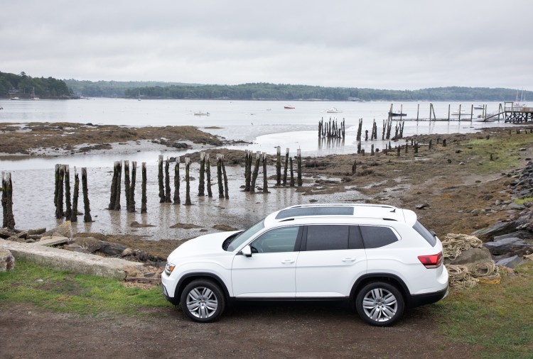 The Volkswagen 2018 Atlas. The base version, the Atlas S, starts at $32,400.