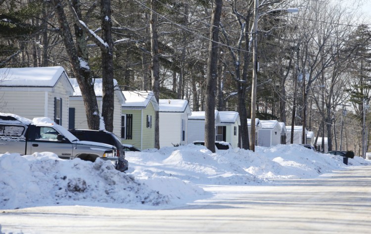 Water pressure has been a problem at Bay Bridge Estates in Brunswick during the current cold snap.