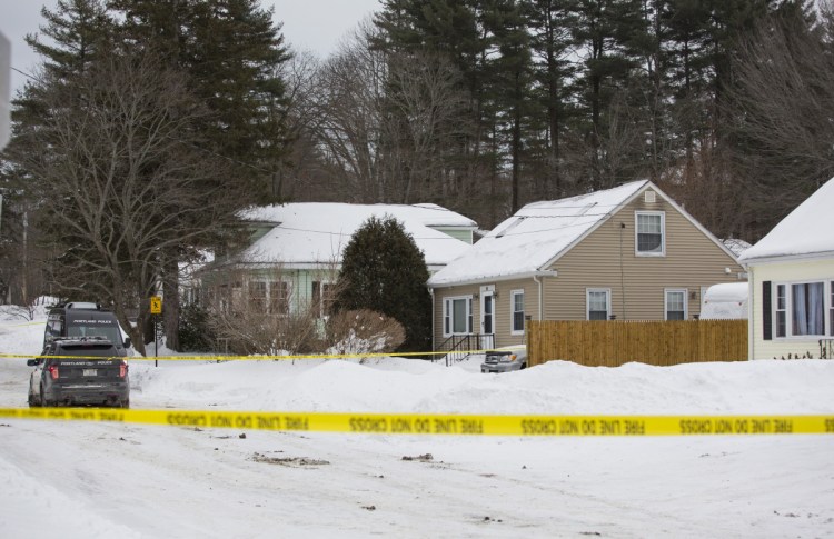 The home at 46 Dorothy St. in Portland remains under police control. Sokha Khuon was found dead in the home Sunday night. Her neighbor reported hearing gunshots.