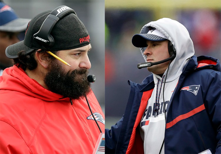 Matt Patricia (left) and Josh McDaniels