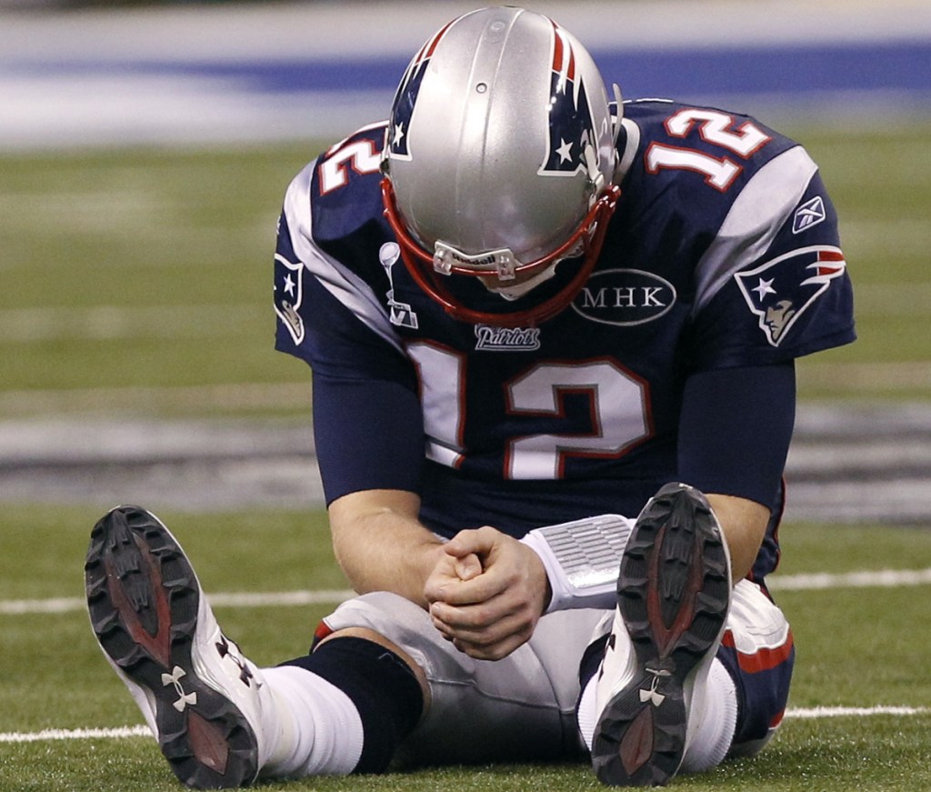 Five Super Bowl titles in seven appearances is nothing to get down about for New England quarterback Tom Brady. But failing to score in the first quarter of any of those games remains one of those how-can-it-be statistics.