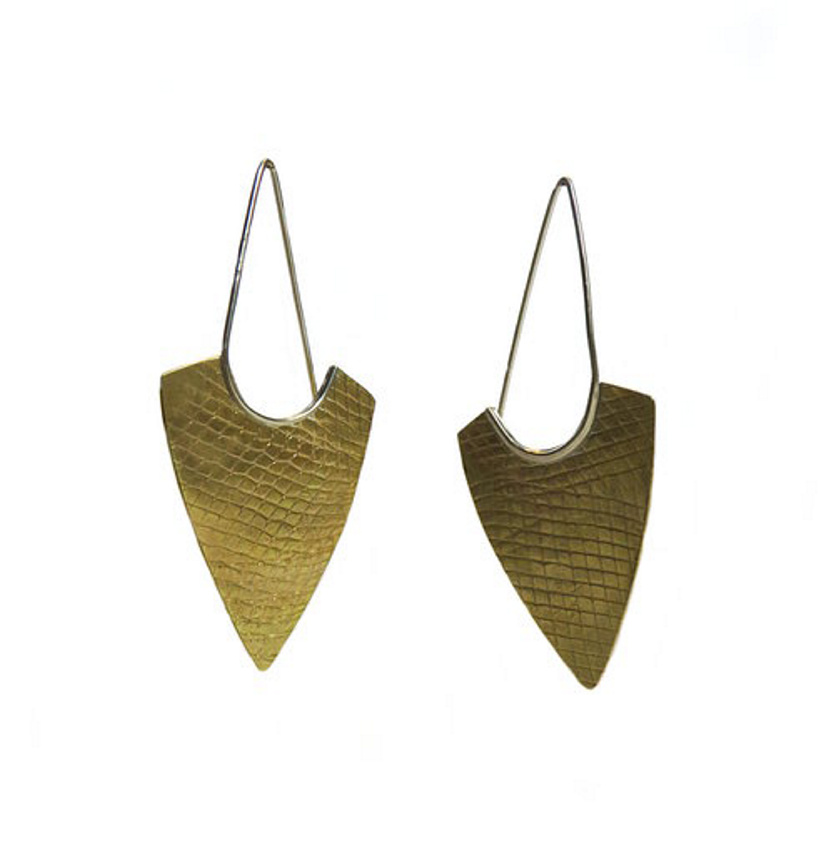 Handmade earrings by Ellipsem Jewelry.