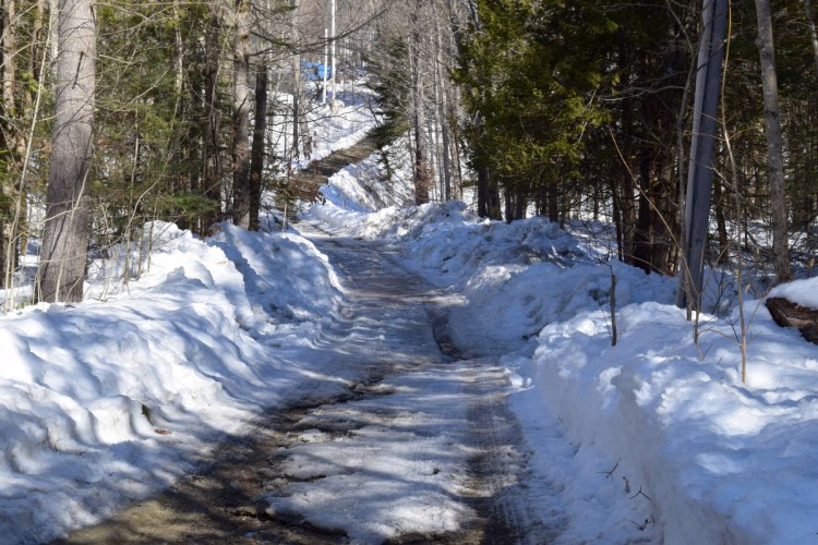 Springtime on a back road in Troy.