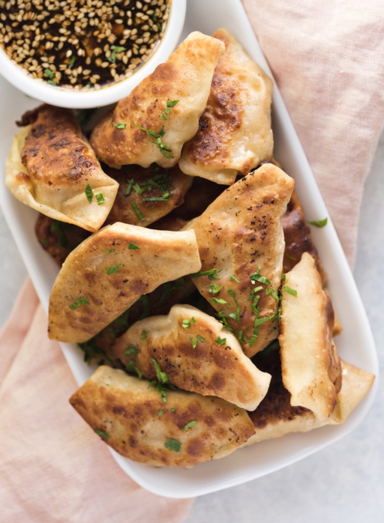 Spicy Chicken Potstickers