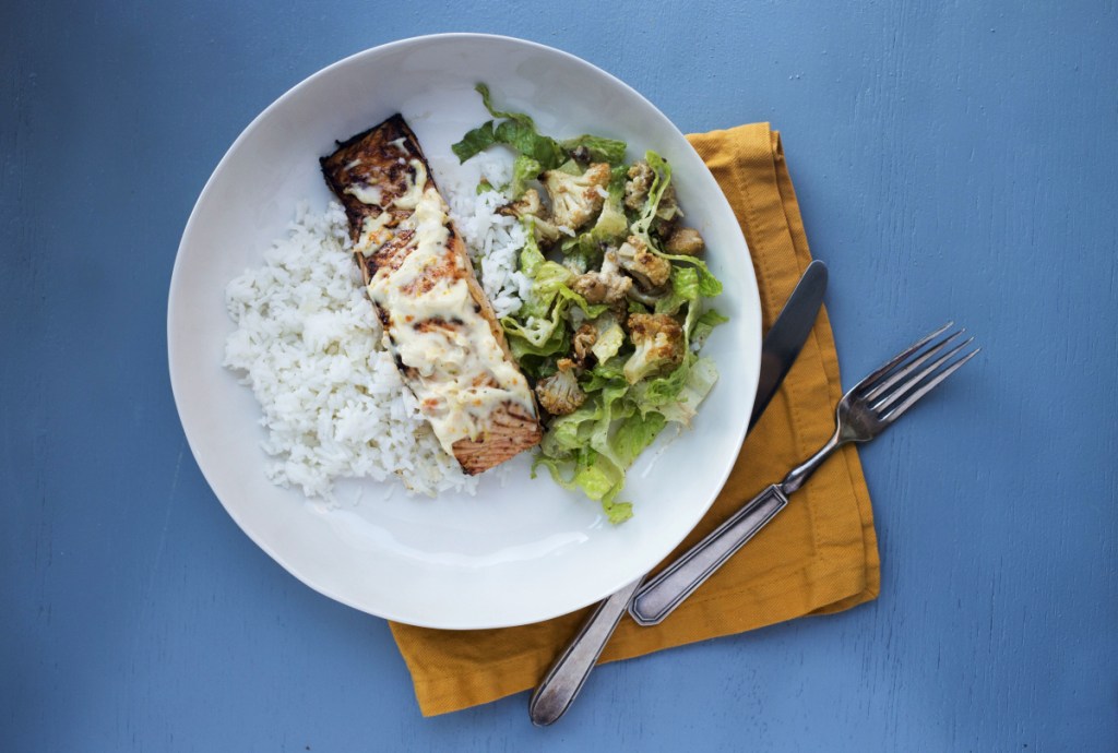 Citrus Marinated Salmon with Tangy Sauce
