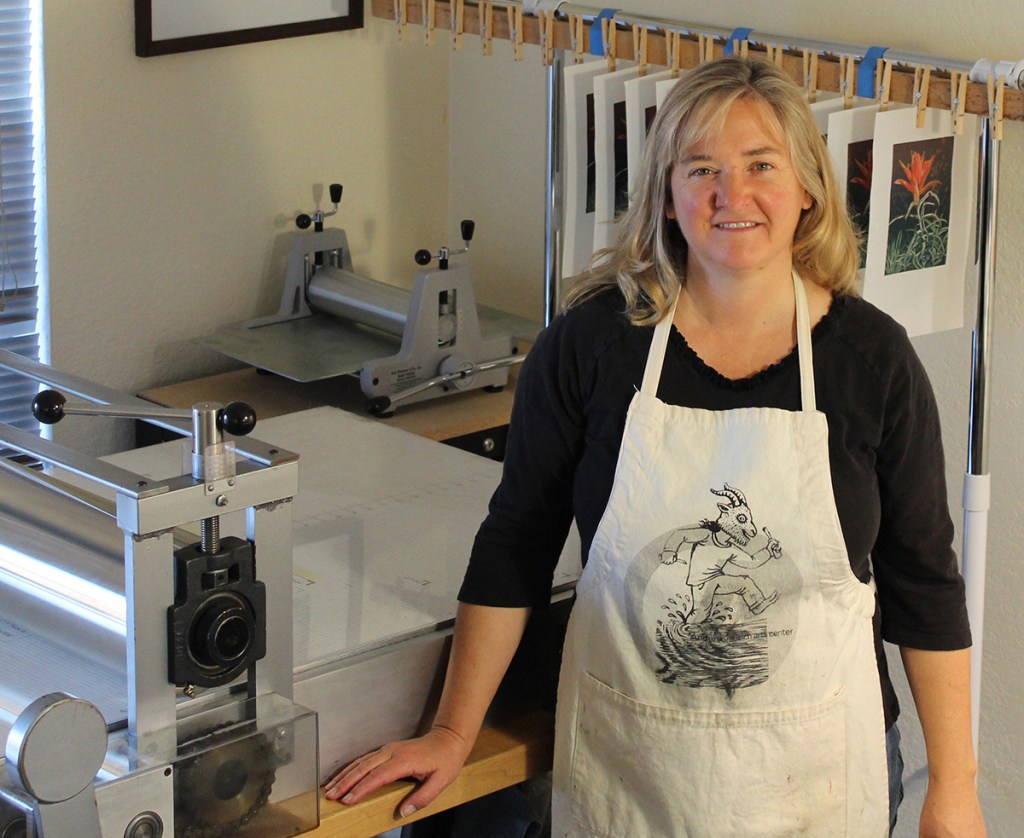 Sherrie York in her studio.