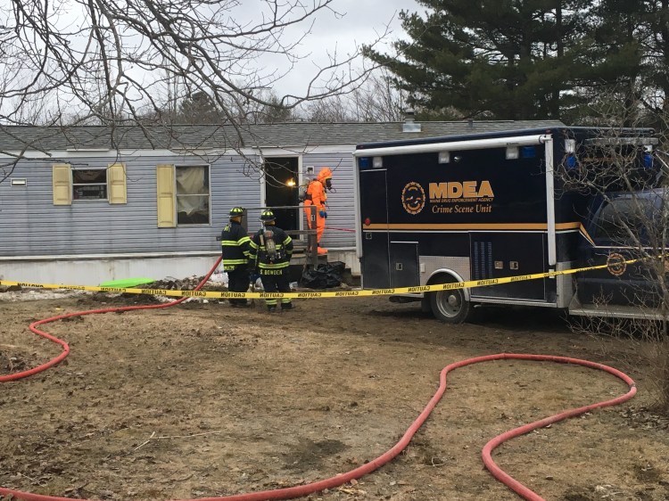 Police say this home on Verona Island in Hancock County was used to make methamphetamine.