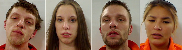 From left: Andrew Redmond, Danielle Violette, Alex Kanaris, Krystal Clark