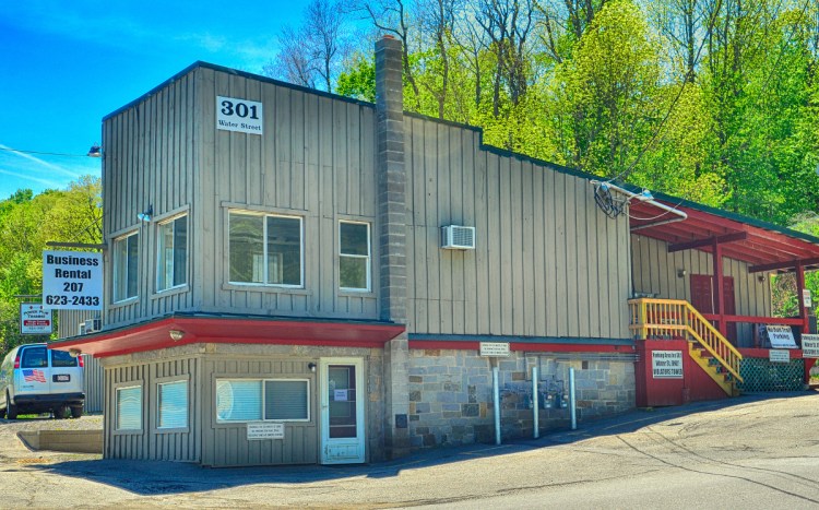 This building, seen Friday at 301 Water St. in Hallowell, is where marijuana caregiver Jarrod Desjardins' plans to open up Cold Brook Cannabis.