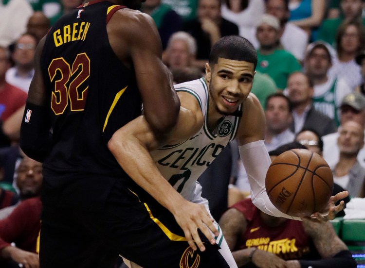 Jayson Tatum and the Boston Celtics have not lost at home in the postseason this year, but they can't count on that alone in Game 7 on Sunday against the Cleveland Cavaliers. 