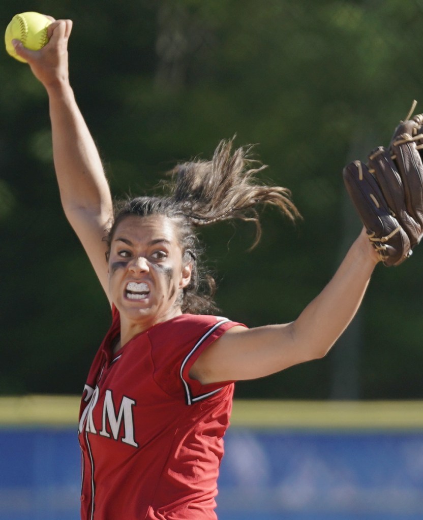 Chloe Griffin was 14-0 as a pitcher this season, and also batted .446 with four home runs and 28 RBI.