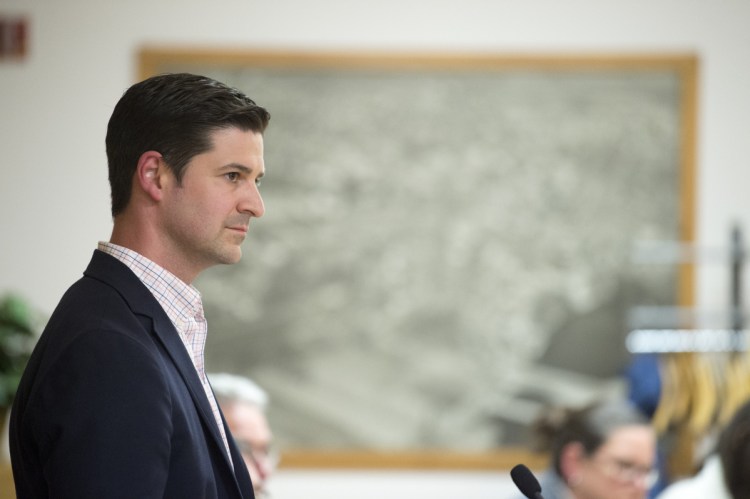 Mayor Nick Isgro listens to remarks during the community notes at the City Council Chambers at The Center on May 15. Tuesday the council was scheduled to take a first vote on the city and school budget.