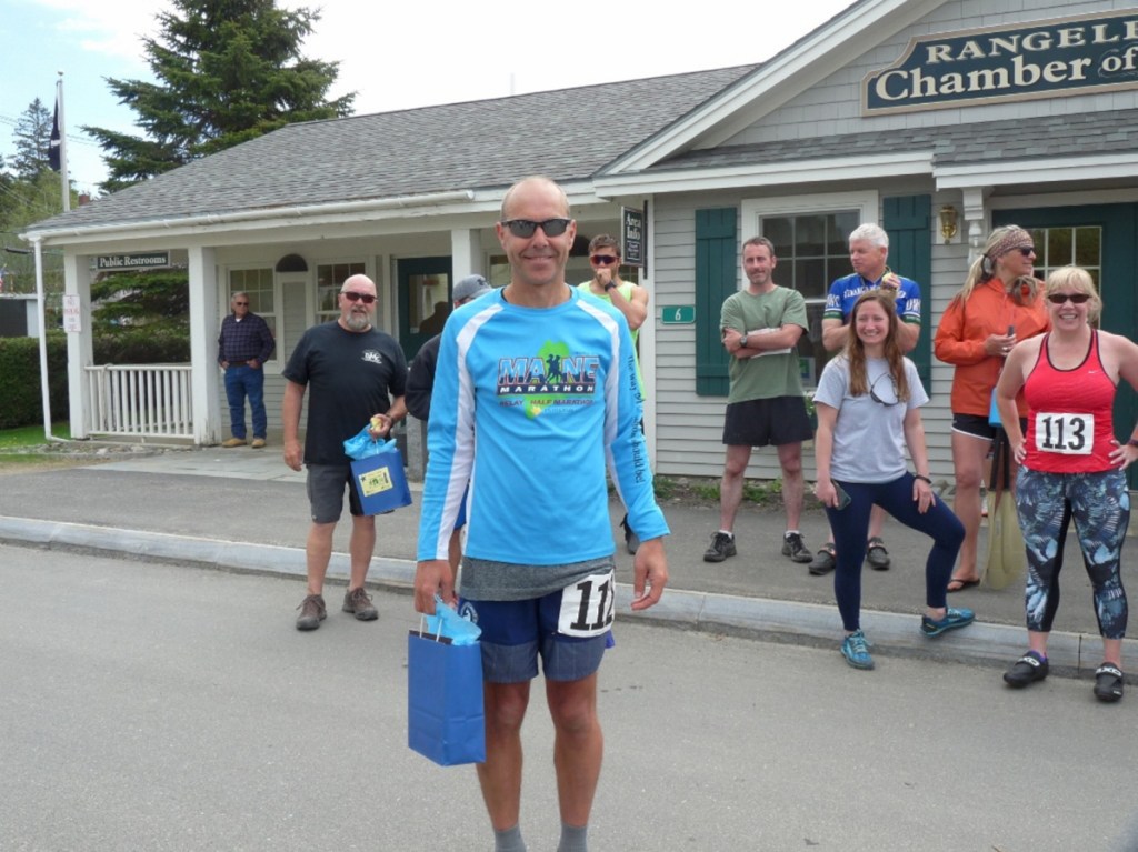 Mark Bolduc was the men's winner of the Rangeley RuKaBi race.