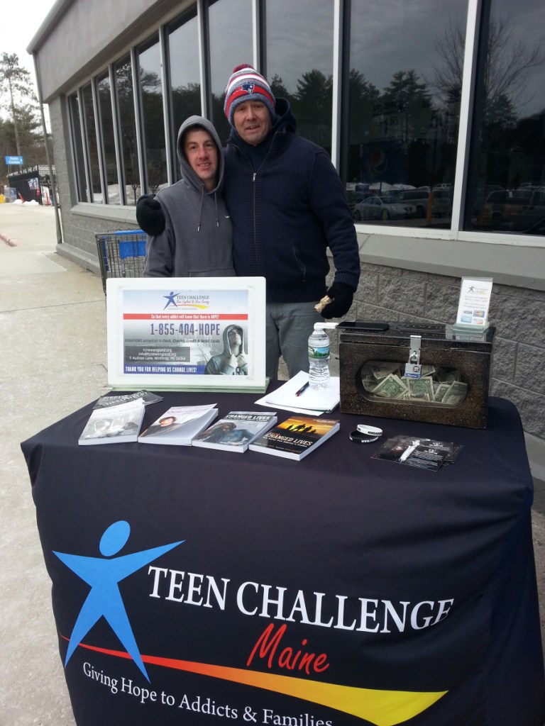 Residents Eugene Fowler Jr., left, and Cary Pahl, will graduate from the 15-month Teen Challenge Maine program on July 20.