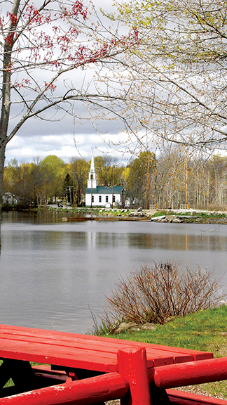 The North end of the lake offers a boat landing, ice cream and paddle boats, gas and church. Susan Varney photo