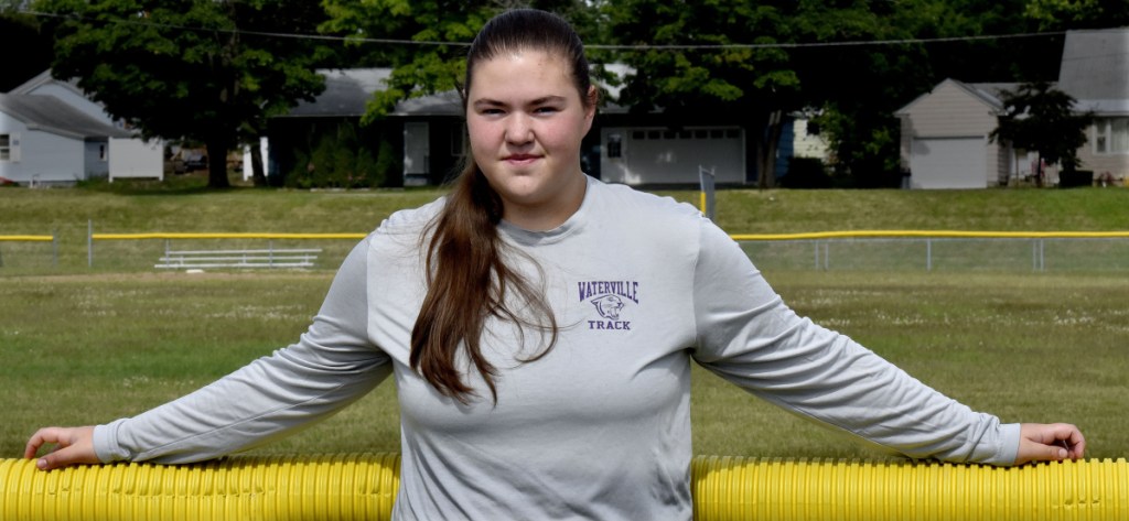 Sarah Cox of Waterville is the Morning Sentinel Girls Track and Field Athlete of the Year.