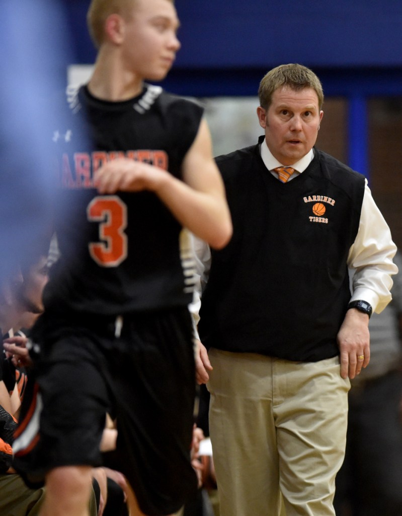 Staff file photo by Michael G. Seamans 
 Gardiner head coach Jason Cassidy resigned on Wednesday.