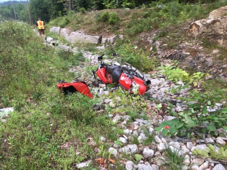 A 69-year-old Florida man was killed when he lost control of his motorcycle.