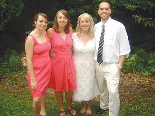 The author with her children in 2010. Contributed photo