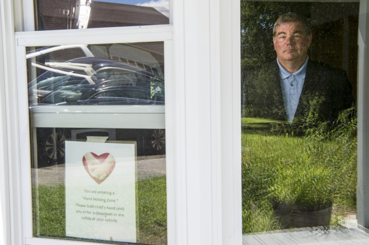 Jeff Johnson, Children's Center executive director, poses for a portrait Friday at the Children's Center in Skowhegan.