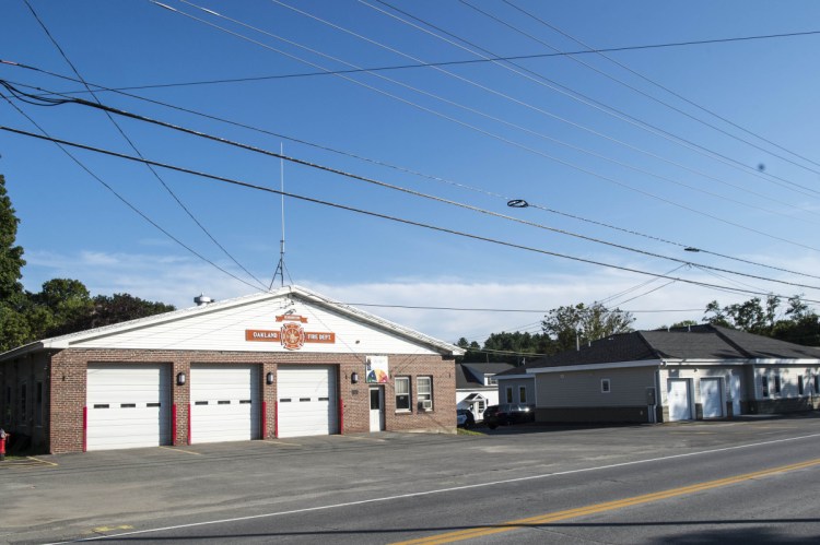 The Oakland Town Council and budget advisory committee approved plans for a new fire station and a price to build it, which will now go to voters on Election Day, Nov. 6. Once the new fire station is built, the old one, pictured here Friday and built in 1953, will be demolished.