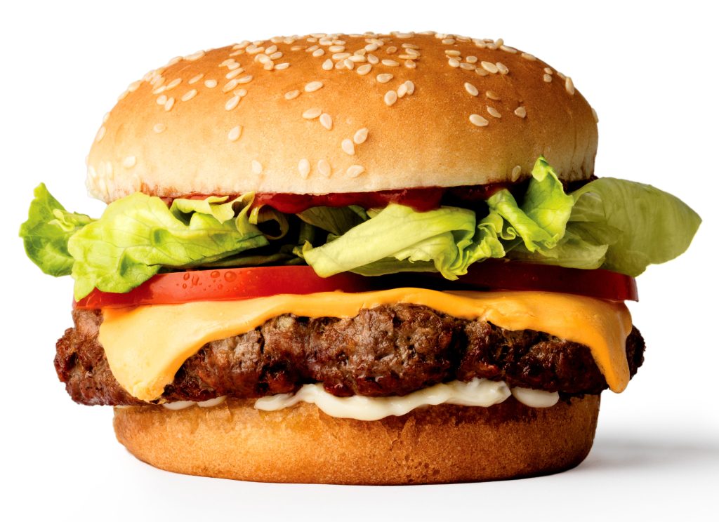 The Impossible Burger is made with wheat protein, potato protein, coconut oil, soy and other ingredients.