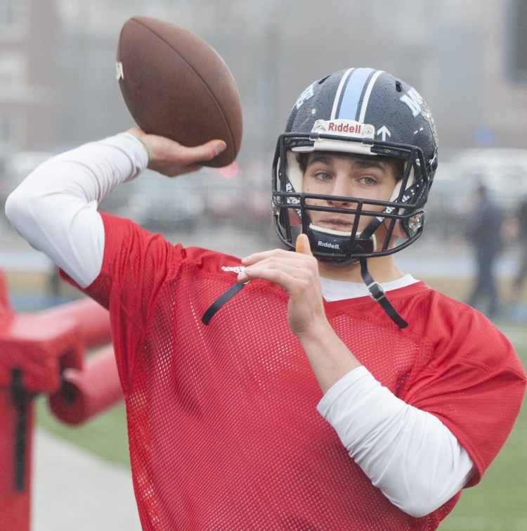 UMaine's Chris Ferguson had a superb opener last week, completing 21 of 31 passes for 199 yards and two TDs against UNH.