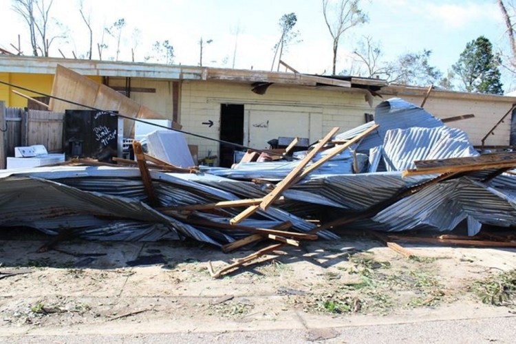 Hurricane Michael devastated a downtown business in Blountstown, Fla., a town of about 2,500 people in the panhandle.