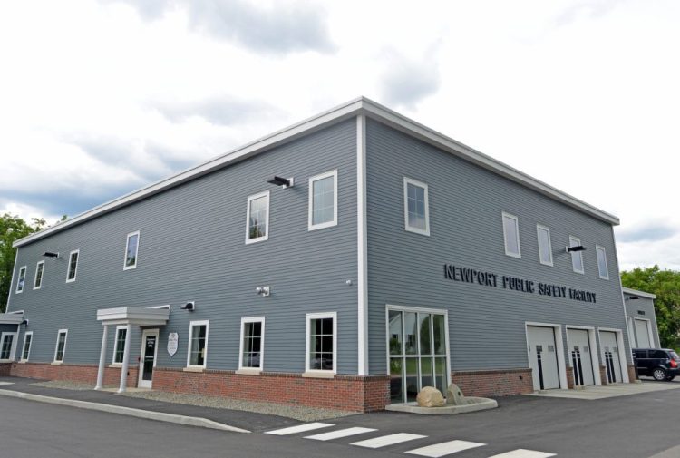 Newport Police Chief Leonard Macdaid said a dozen car burglaries in his town over the weekend may be part of a crime spree from Vermont through to Bangor. Pictured is the Newport Public Safety Building in Newport on Water Street June 2016.