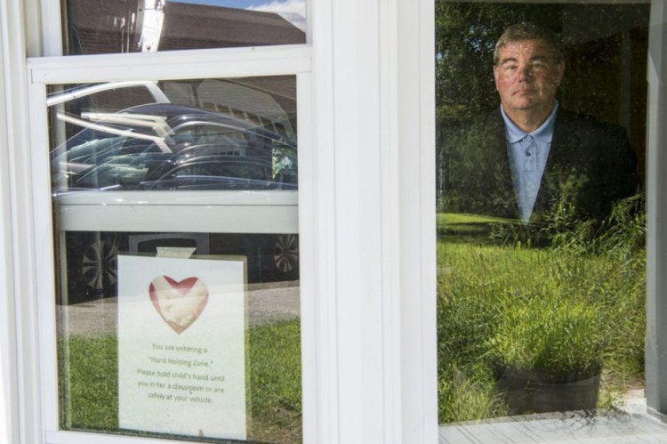 Jeffrey Johnson, Children's Center executive director, poses for a portrait in August at the Children's Center in Skowhegan.