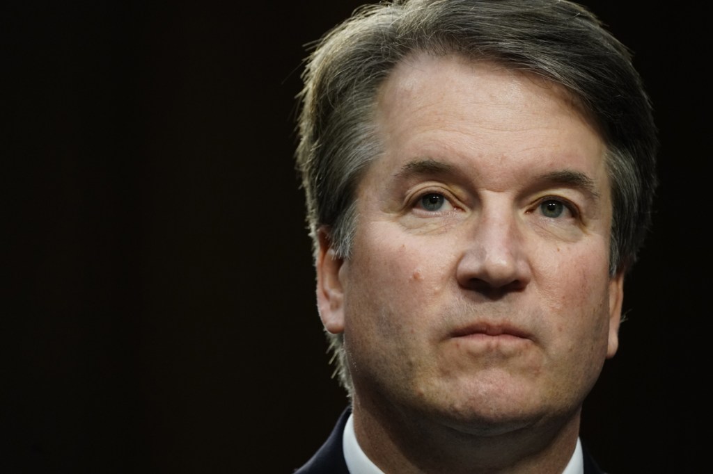 Supreme Court nominee Brett Kavanaugh listens during his confirmation hearing in the Senate Judiciary Committee on Sept. 4 in Washington. Washington Post photo by Melina Mara