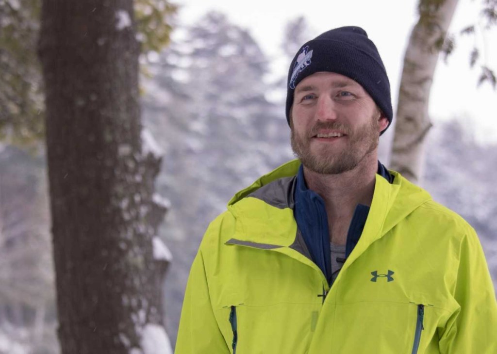 Maine Pond Hockey Classic tournament director Patrick Guerette during the 2018 Maine Pond Hockey Classic.