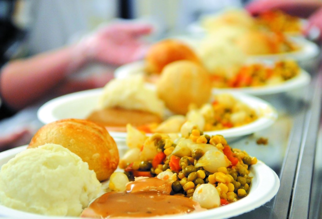 Volunteers will be prepare about 50 turkeys along with side dishes feeding about 1,300 people Thursday during the Messalonskee Thanksgiving Day Community Meal in Oakland.