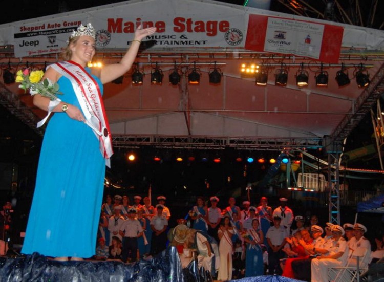 Taylor Hamlin was ousted as Sea Goddess at this year's Maine Lobster Festival because of photos posted on social media, including one that appeared to show her holding a marijuana cigarette.