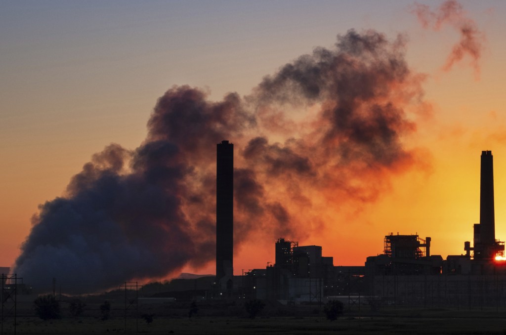 A coal plant in Glenrock, Wyo. 