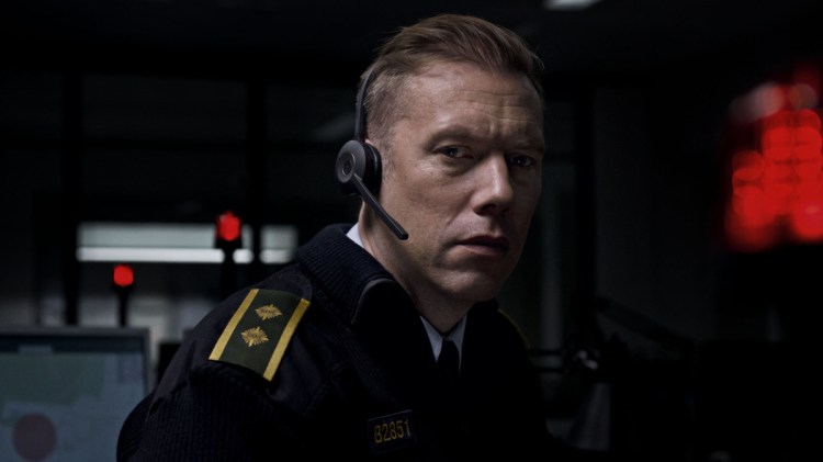 Jakob Cedergren in "The Guilty."