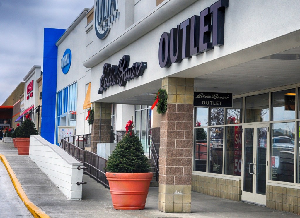 This photo taken Tuesday shows Eddie Bauer Outlet in Marketplace at Augusta.