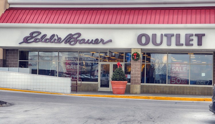 This photo taken Tuesday shows Eddie Bauer Outlet in Marketplace at Augusta.