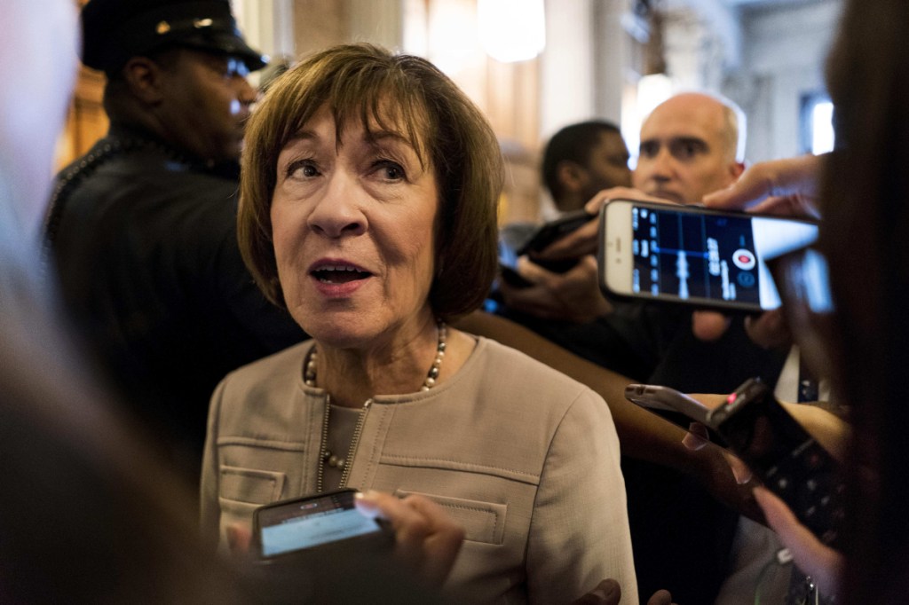 A letter writer compares Sen. Susan Collins, R-Maine, to Margaret Chase Smith for fairness and moderation.