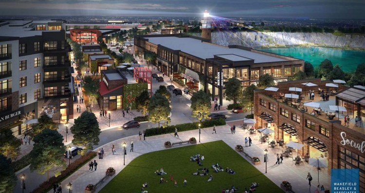 The streets and sidewalks of a mixed-use development in Westbrook would be leased to Waterstone Properties Group under a deal with the Metro bus service.