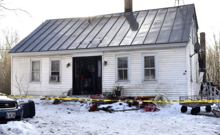 The home at 384 Bangor Road in Troy sustained serious fire damage on the night of Dec. 2, 2018.