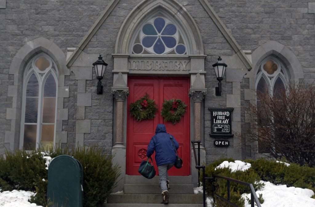 Hubbard Free Library on Thursday in Hallowell.