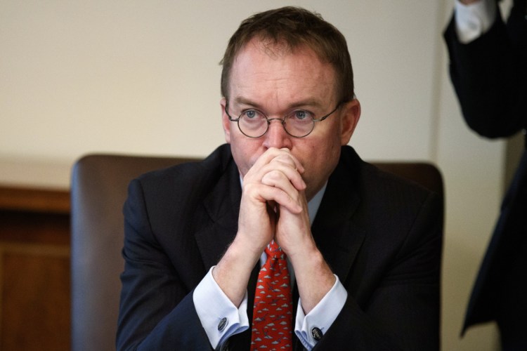 Acting White House chief of staff Mick Mulvaney, in appearances on weekend talk shows, said "you absolutely cannot" eliminate the possibility of another shutdown if a deal is not reached over the wall and other border matters.