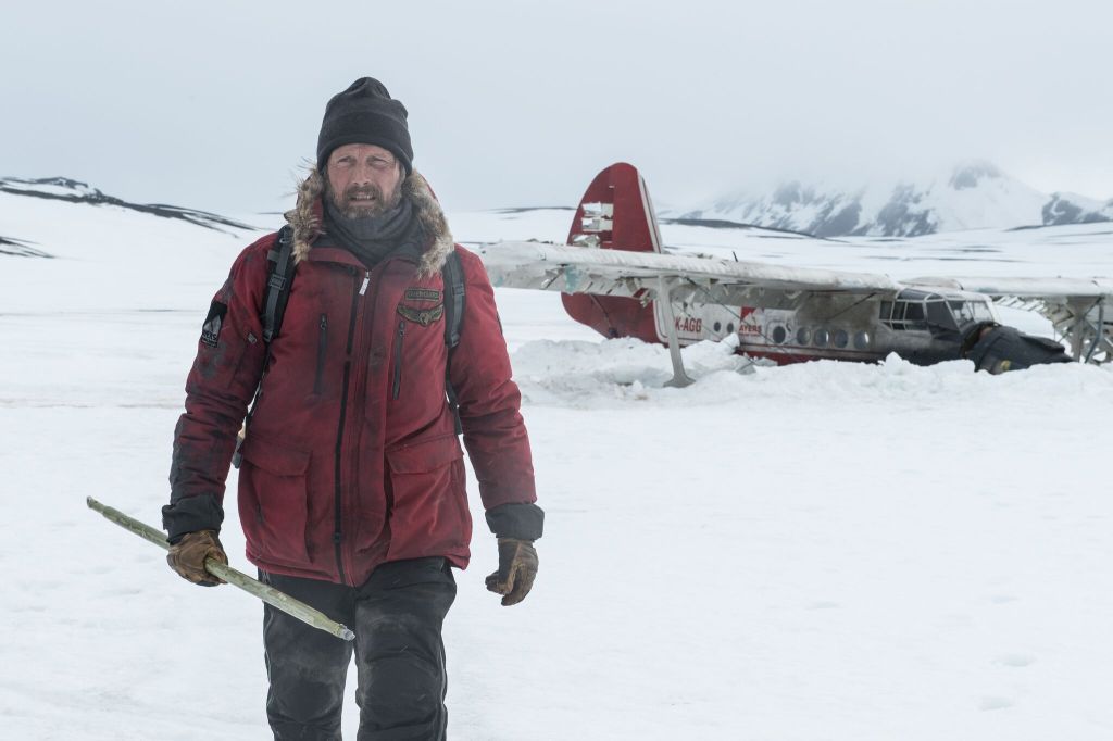 Mads Mikkelsen stars at Overgård in "Arctic," a Bleecker Street release.
