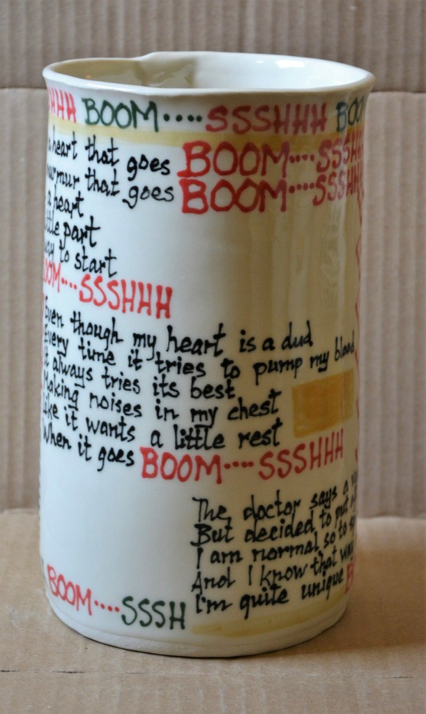 Ceramic Song Pot by Barb Loken.