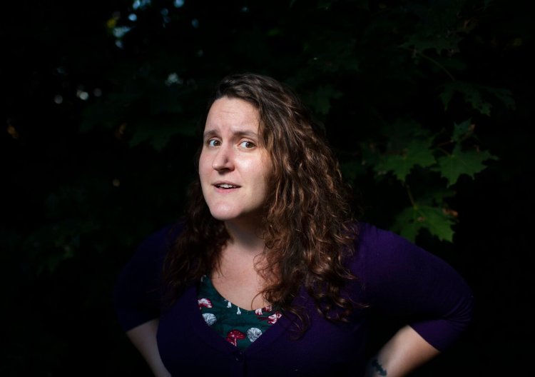  Nancy Boucher of South Portland says her feelings about Facebook are “complicated." It makes her sad that it does harm when she thinks it could do so much good. 